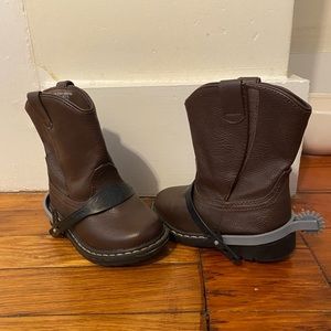Toddler Cowboy Boots w/toy Spurs